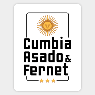 Cumbia, Asado & Fernet Magnet